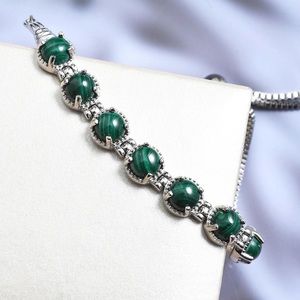 🆕 African Malachite Bolo Bracelet